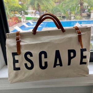 ESCAPE Canvas Utility Bag. Perfect for travel!